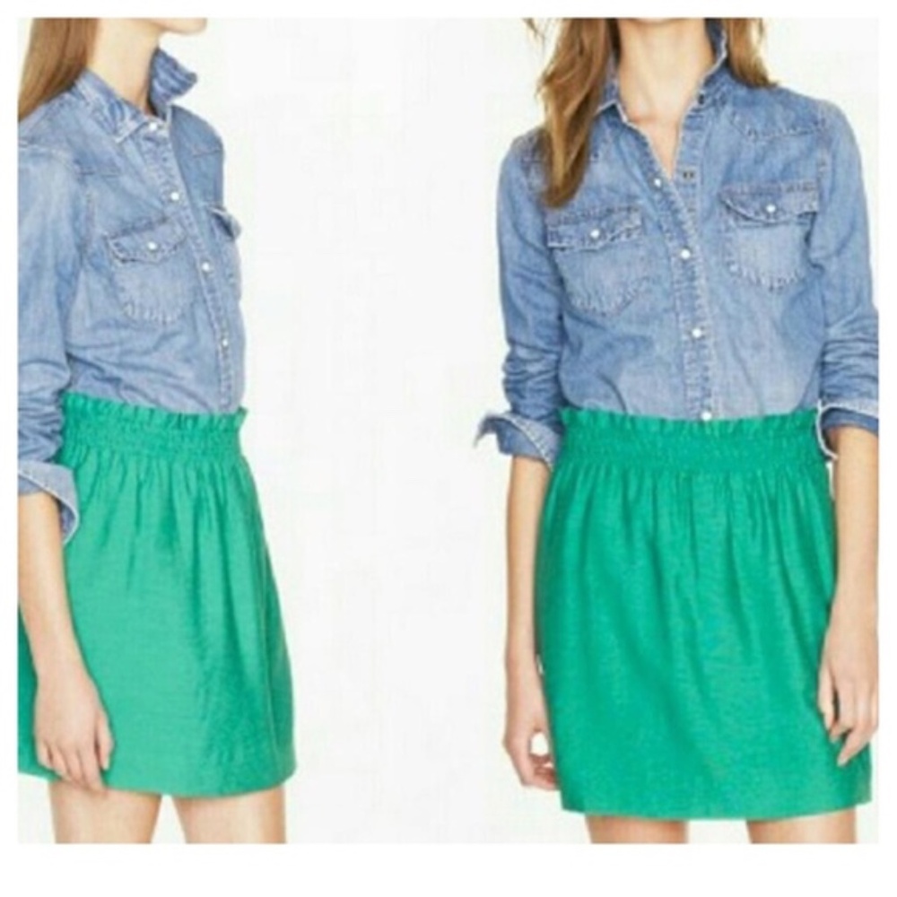 J Crew City Mini In Green Jade